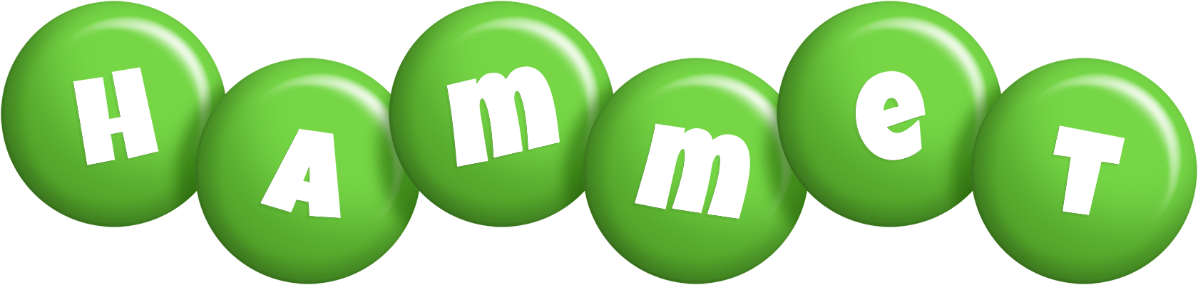 Hammet candy-green logo