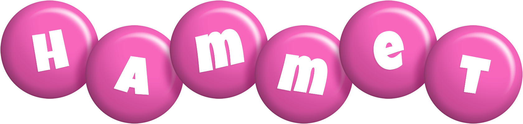 Hammet candy-pink logo