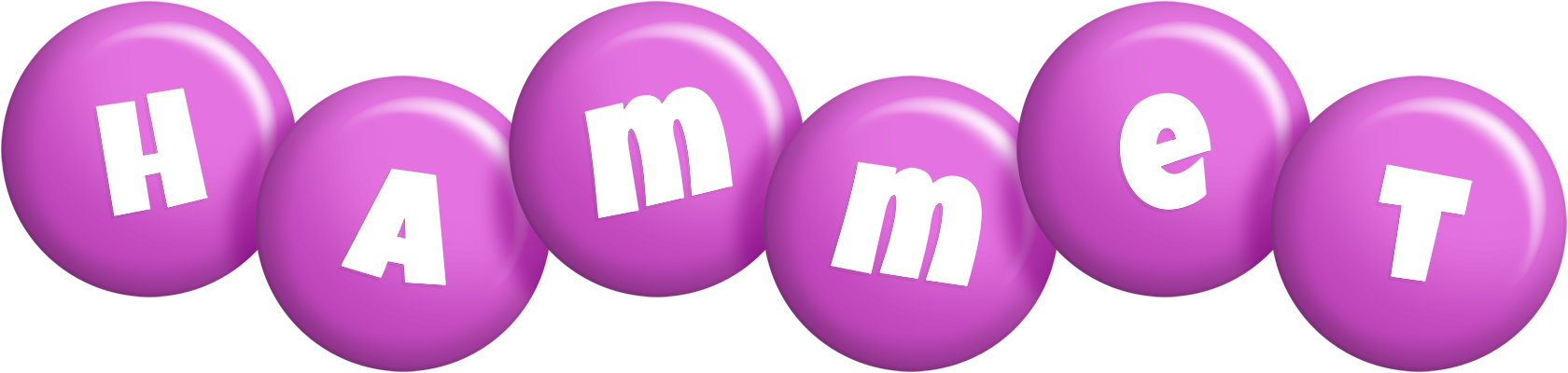 Hammet candy-purple logo