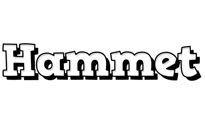 Hammet snowing logo
