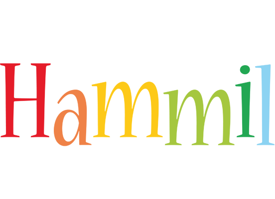 Hammil birthday logo