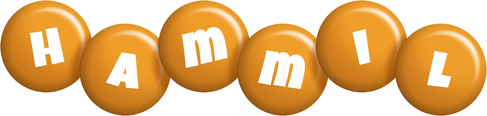 Hammil candy-orange logo