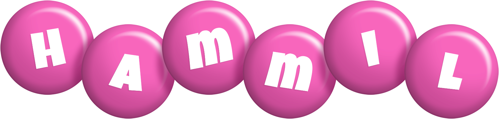 Hammil candy-pink logo
