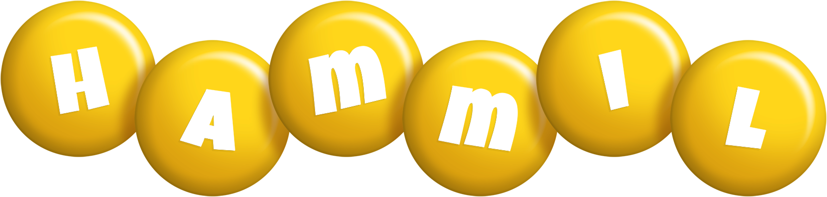 Hammil candy-yellow logo