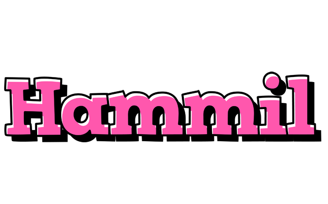 Hammil girlish logo
