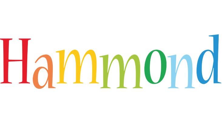 Hammond birthday logo