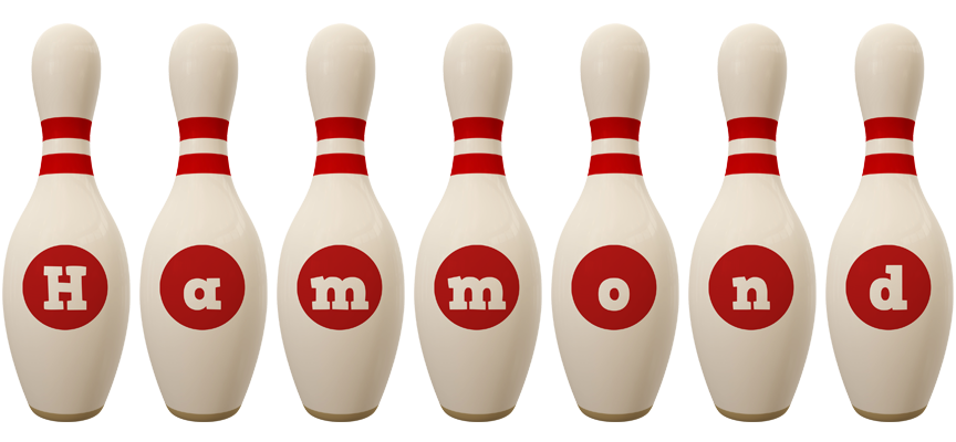 Hammond bowling-pin logo