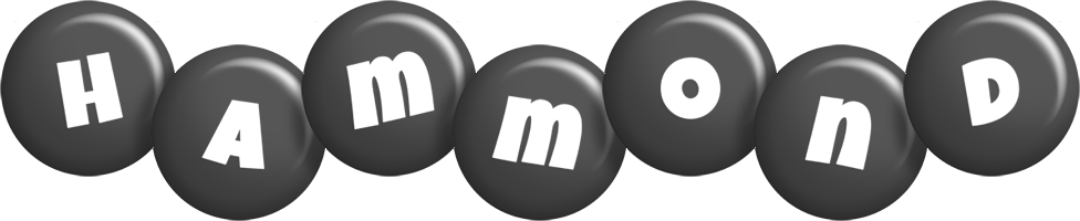 Hammond candy-black logo