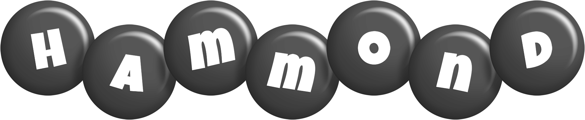 Hammond candy-black logo