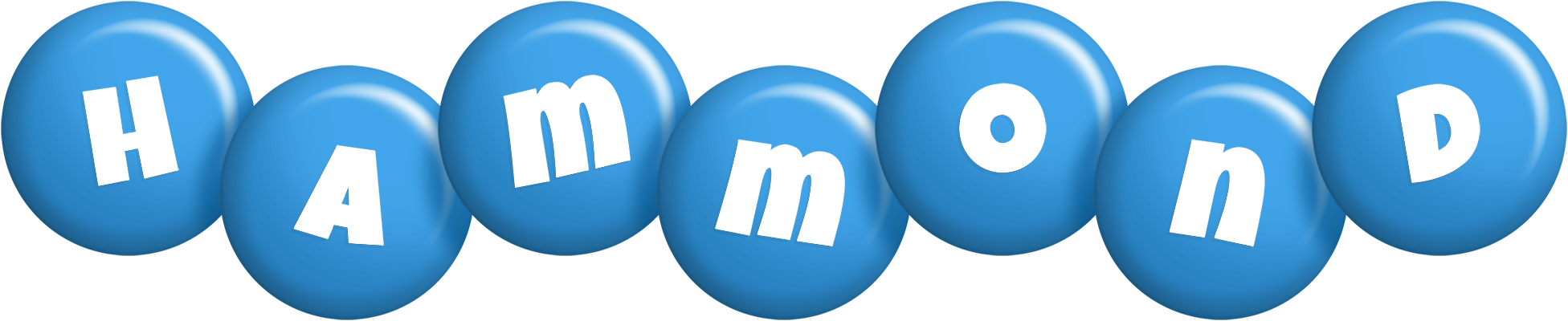 Hammond candy-blue logo