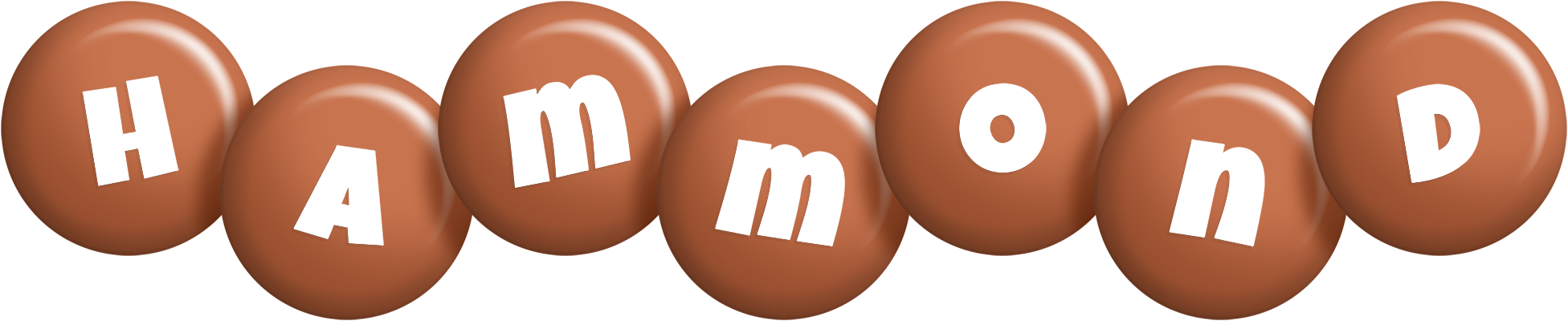 Hammond candy-brown logo