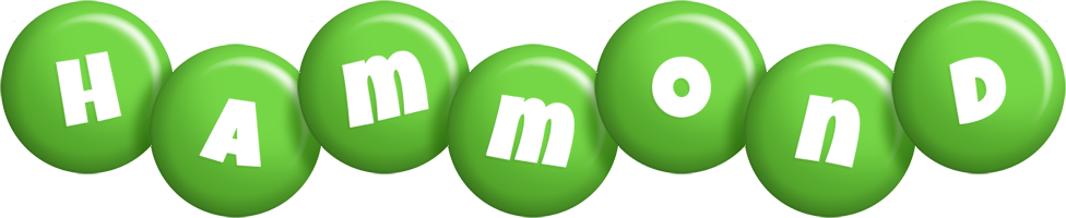 Hammond candy-green logo