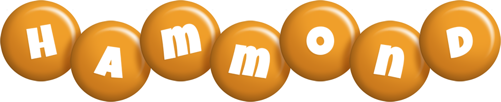Hammond candy-orange logo