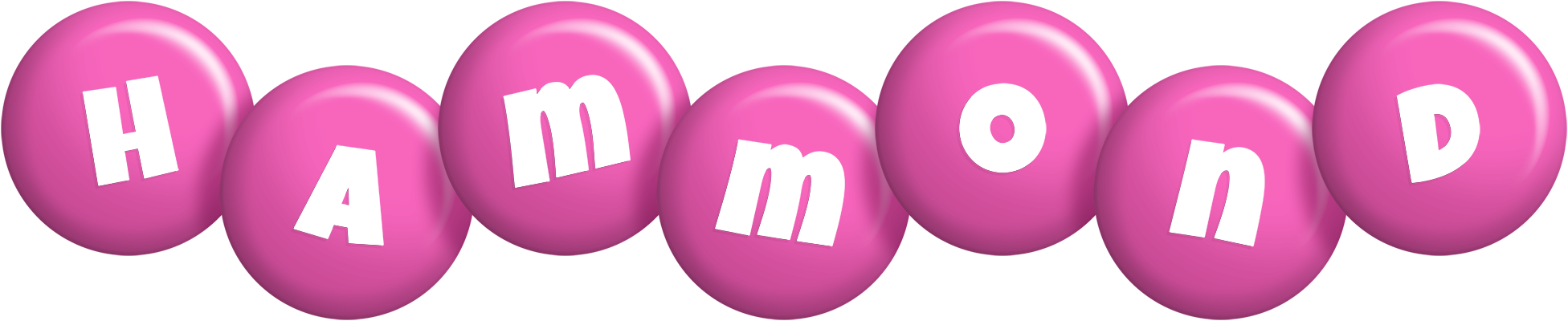Hammond candy-pink logo