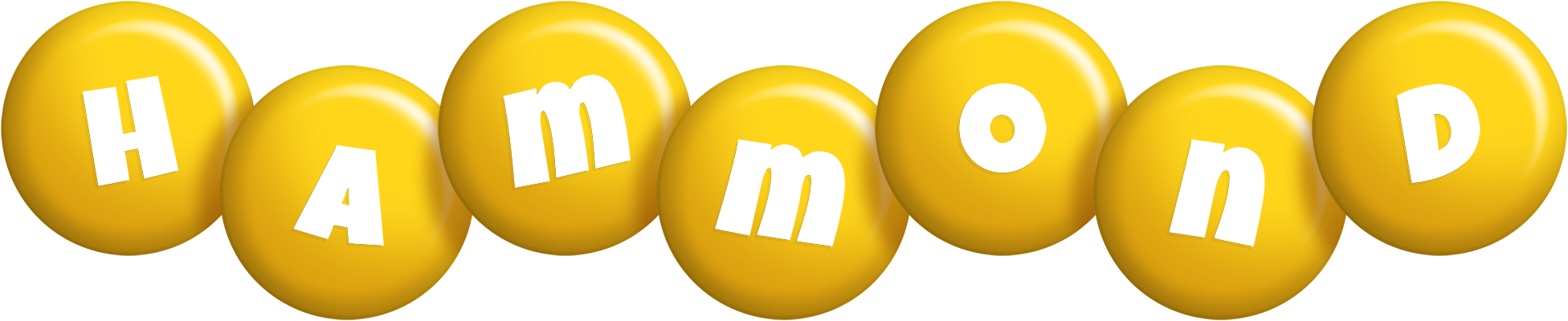Hammond candy-yellow logo