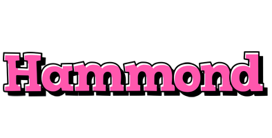 Hammond girlish logo