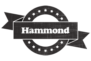 Hammond grunge logo