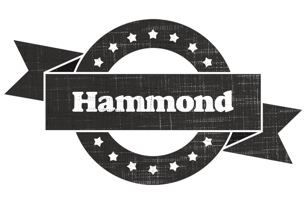 Hammond grunge logo