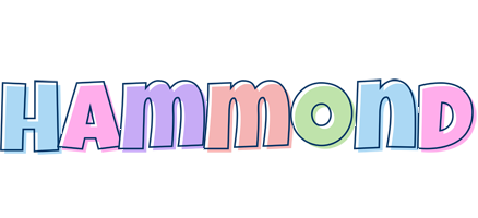 Hammond pastel logo