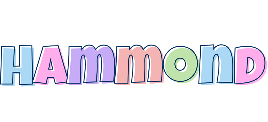 Hammond pastel logo