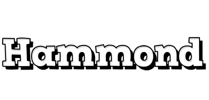 Hammond snowing logo