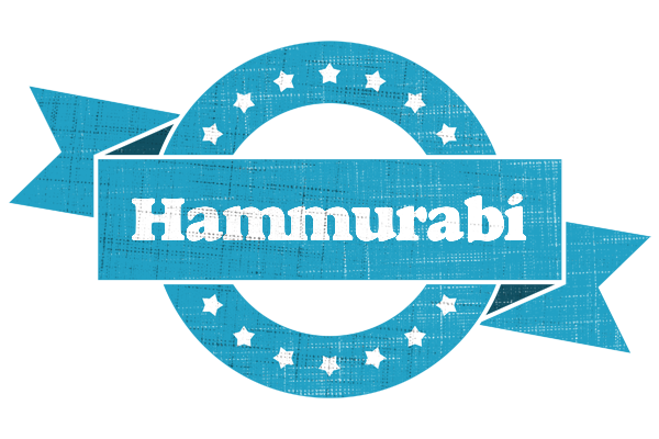 Hammurabi balance logo
