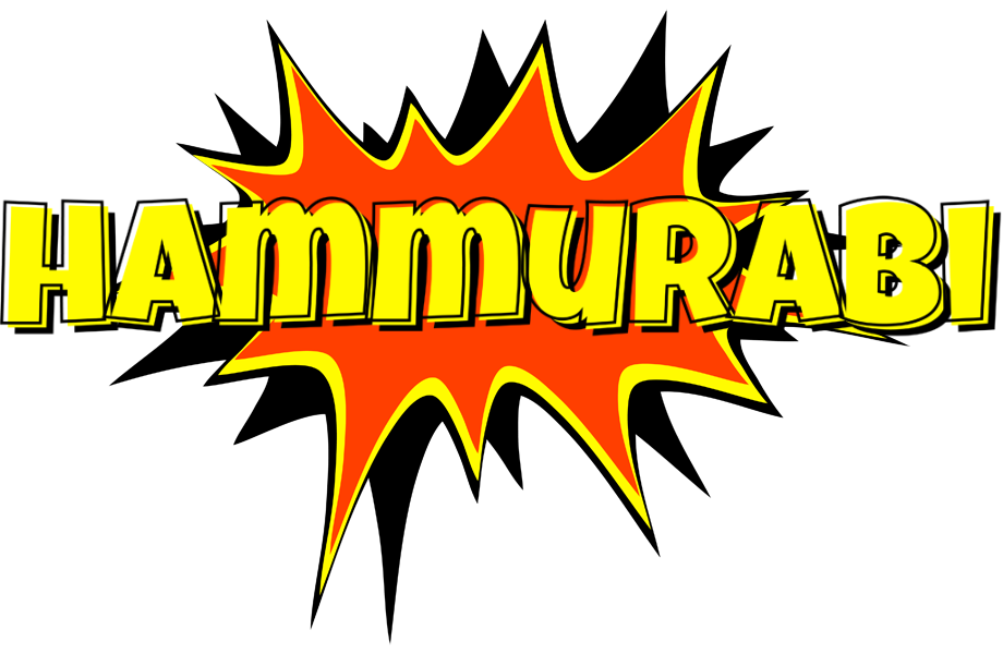 Hammurabi bazinga logo