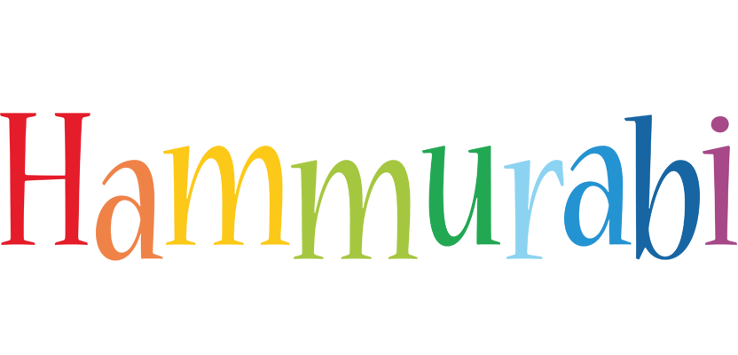 Hammurabi birthday logo