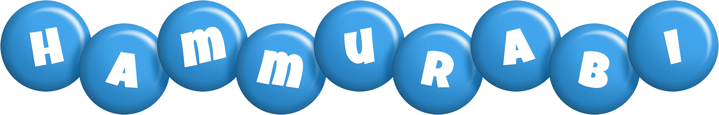 Hammurabi candy-blue logo