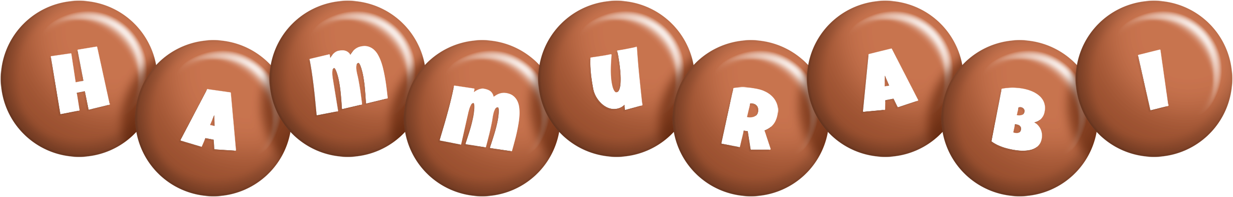 Hammurabi candy-brown logo