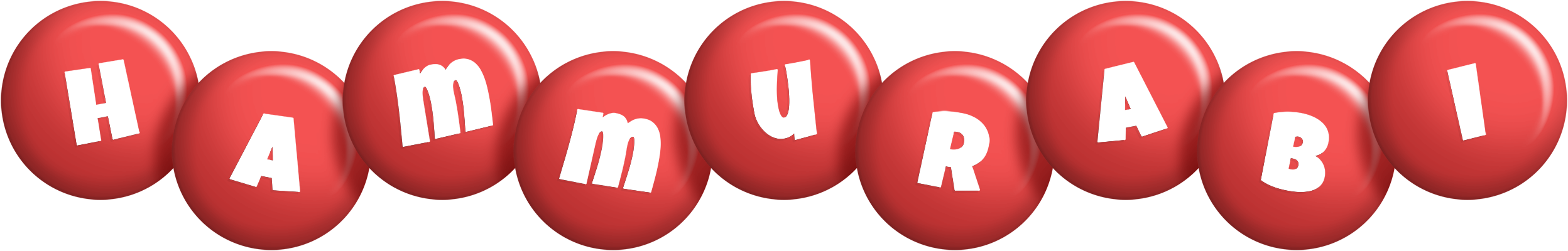 Hammurabi candy-red logo