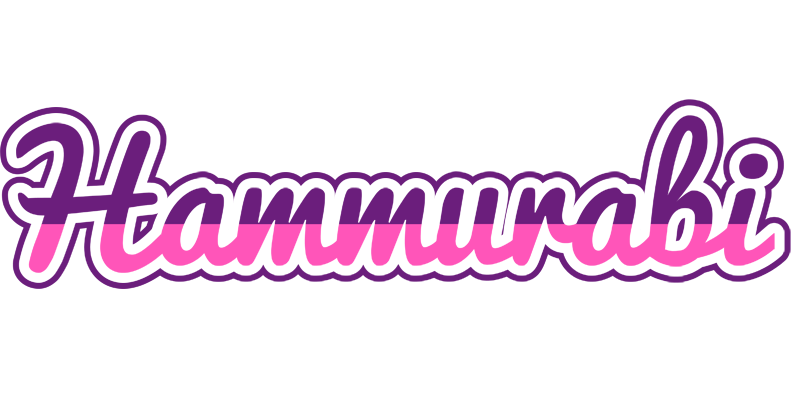 Hammurabi cheerful logo