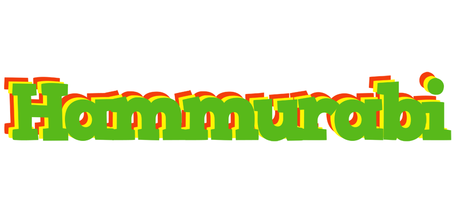 Hammurabi crocodile logo
