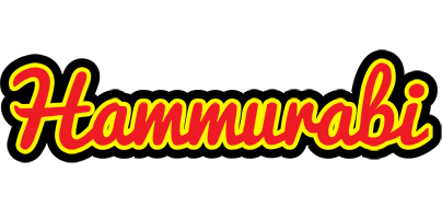 Hammurabi fireman logo