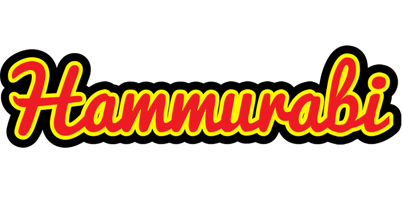 Hammurabi fireman logo
