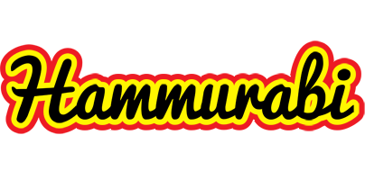 Hammurabi flaming logo