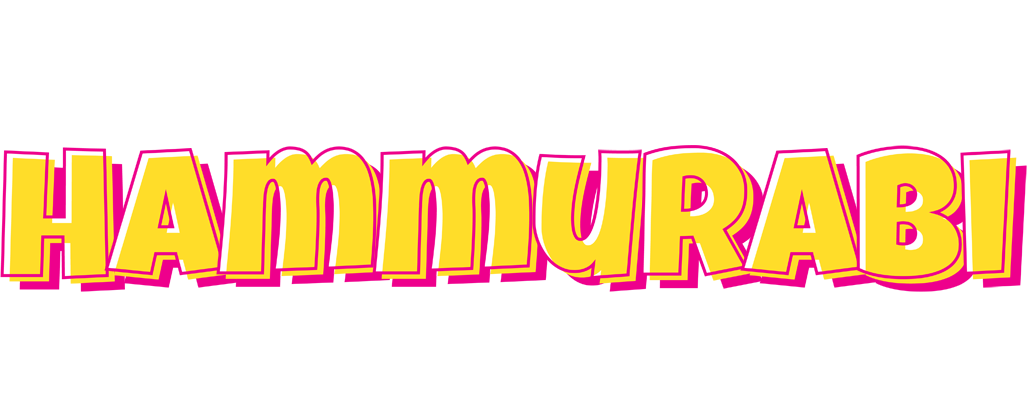 Hammurabi kaboom logo