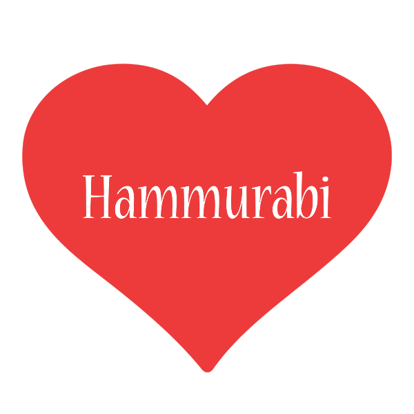 Hammurabi love logo