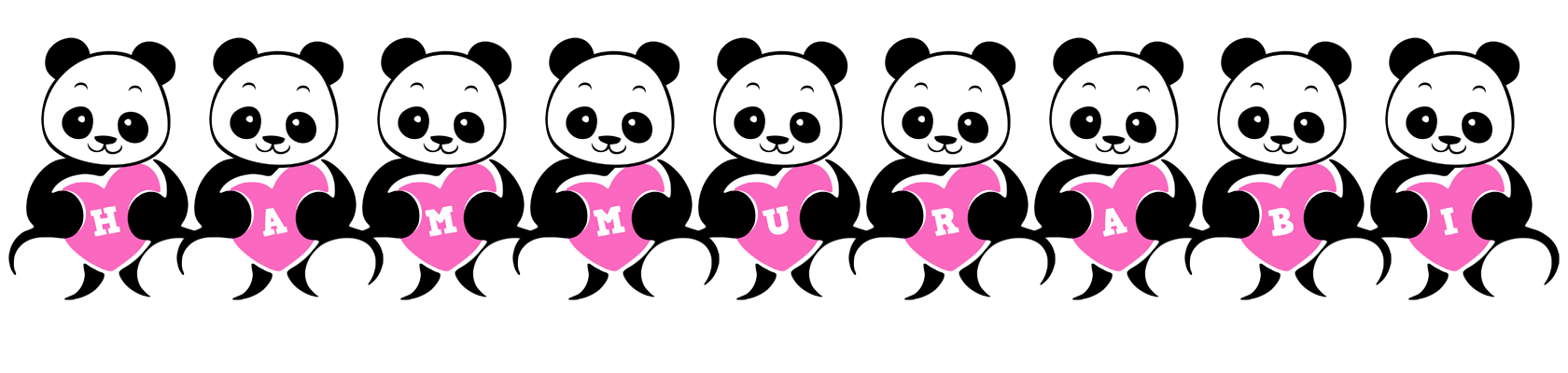 Hammurabi love-panda logo