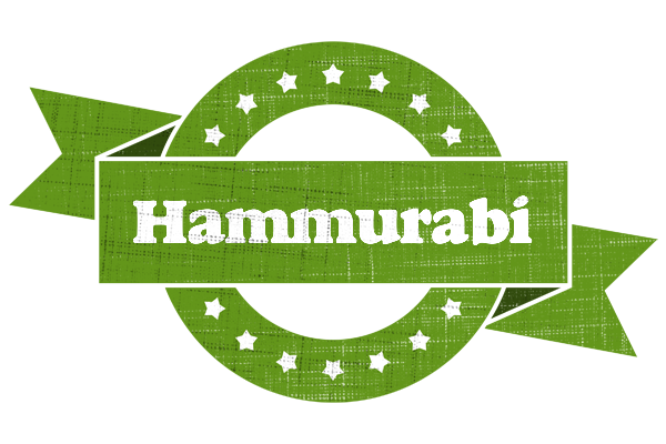 Hammurabi natural logo