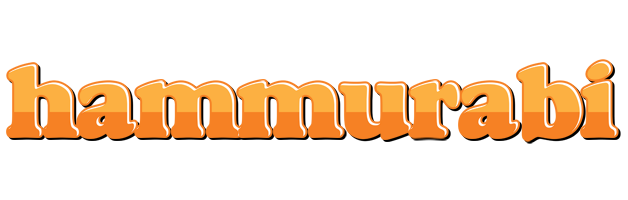 Hammurabi orange logo