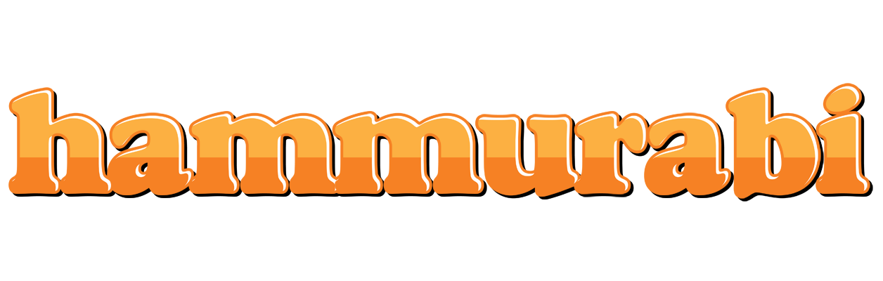 Hammurabi orange logo