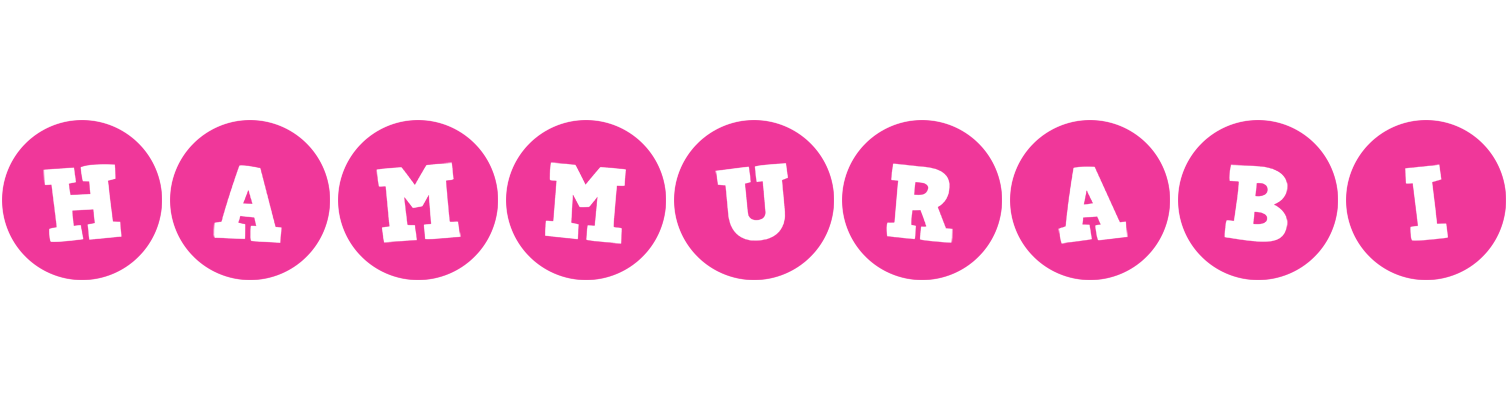 Hammurabi poker logo