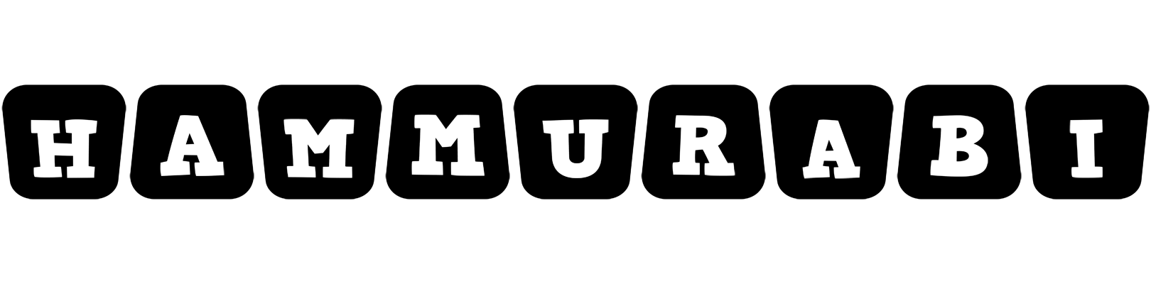 Hammurabi racing logo