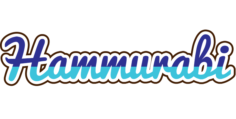 Hammurabi raining logo