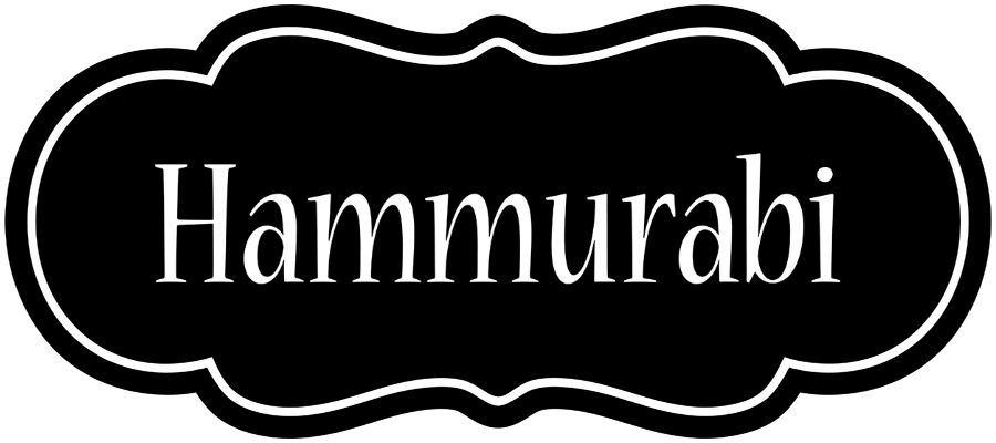 Hammurabi welcome logo