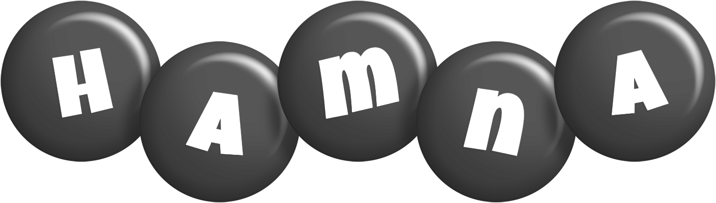 Hamna candy-black logo