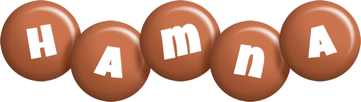 Hamna candy-brown logo