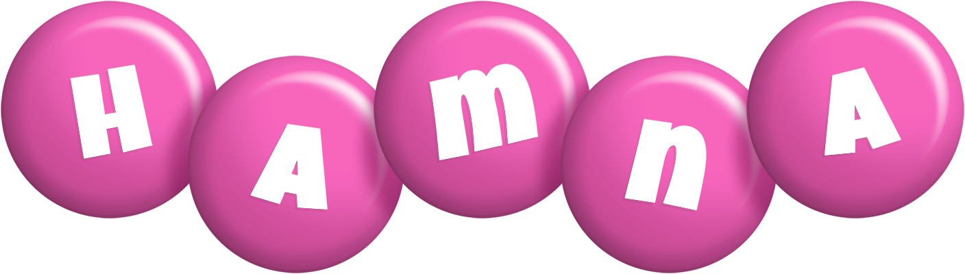 Hamna candy-pink logo