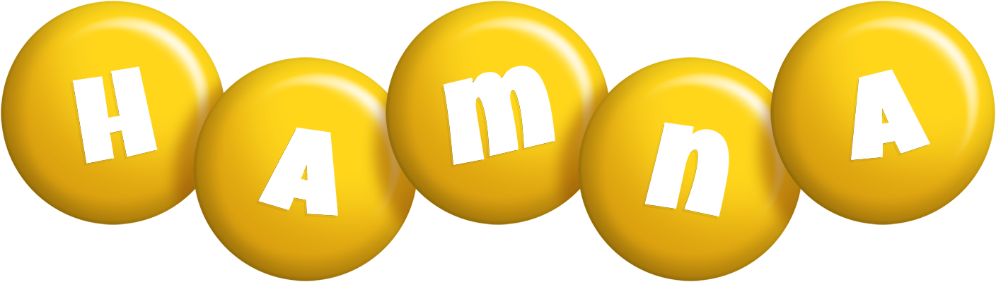 Hamna candy-yellow logo